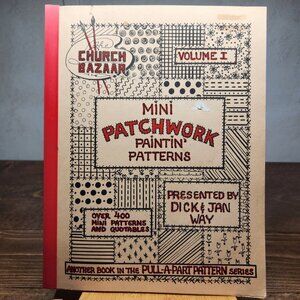 Church Bazaar Mini Patchwork Paintin' Painting Patterns 1976 Volume 1  READ
